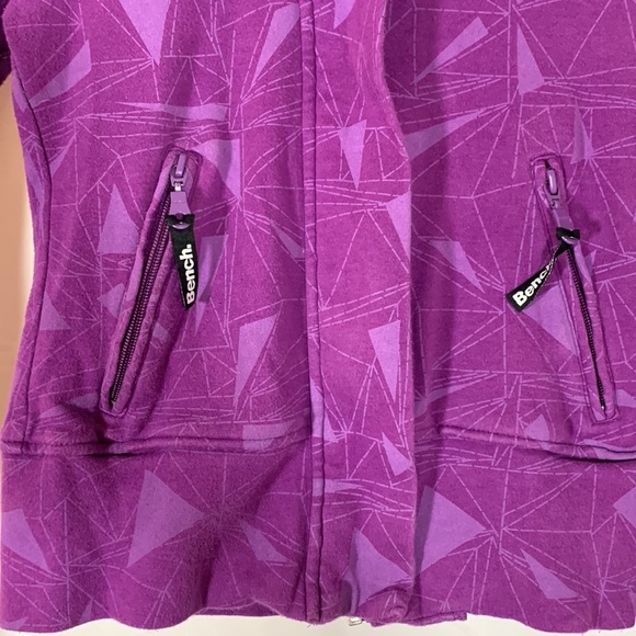 Bench Purple Zip-Up Hoodie - Picture 4 of 9